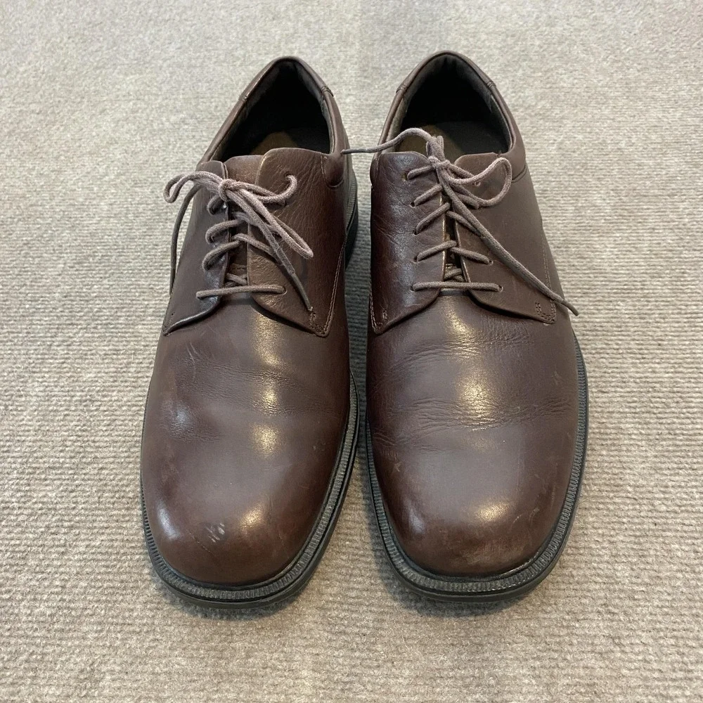 Rockport Shoes Mens Size 11 W Brown Leather Derby Dress Comfort‎ K71225